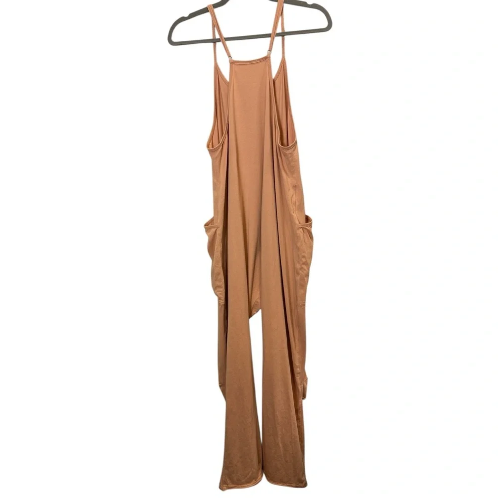 Women's Sporty Onesie Peach Jumpsuit Sz S - Picture 7 of 9